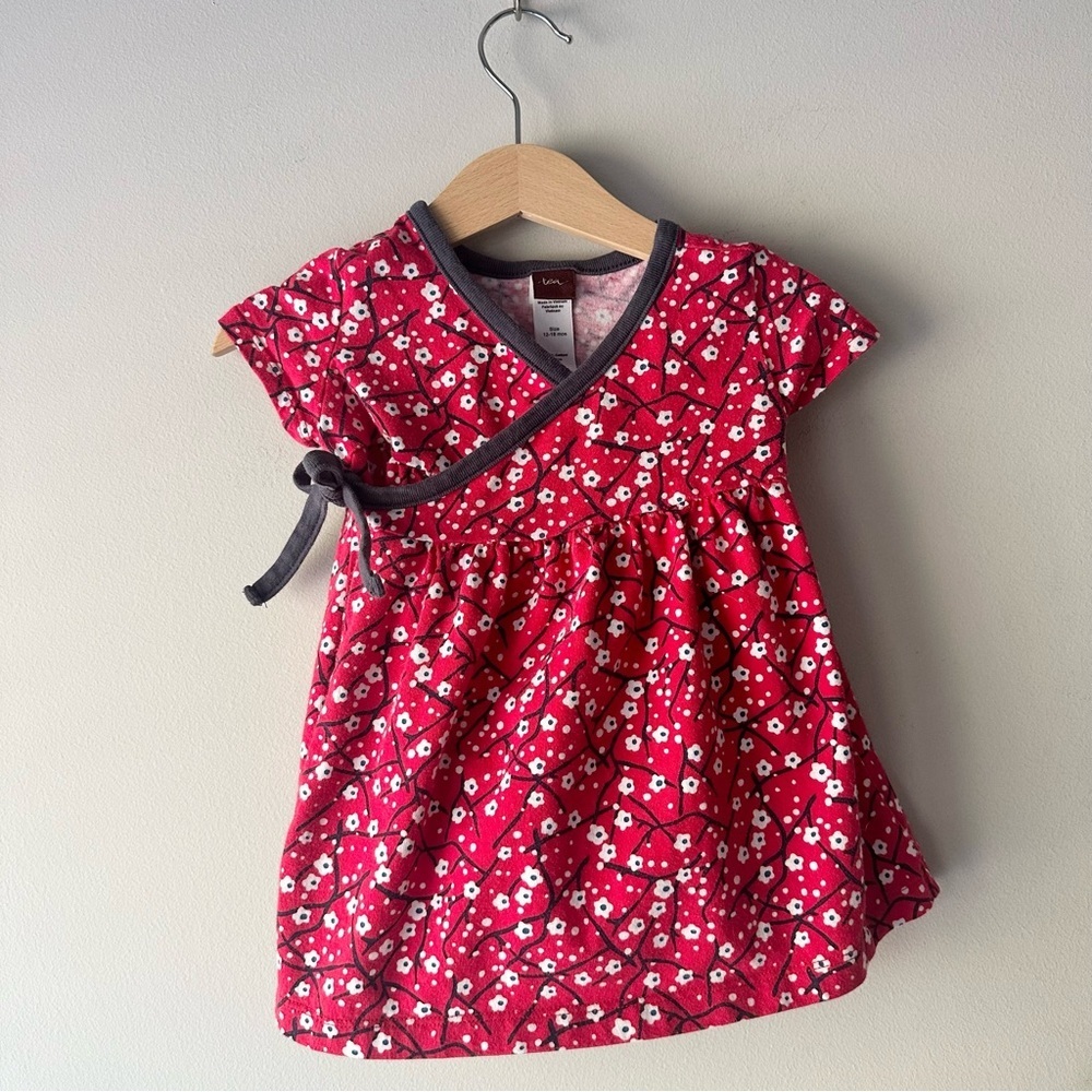 Tea Collection Floral Wrap Shirt